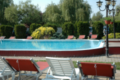 külső medence