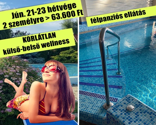 Balatoni wellness hétvége félpanzióval