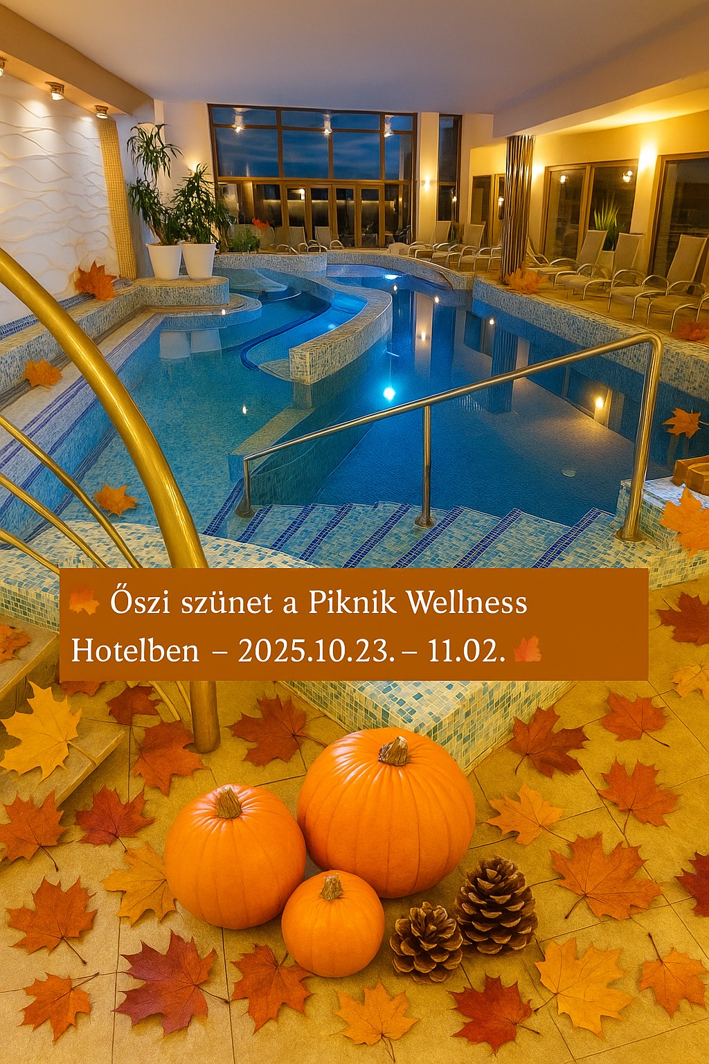 Őszi szünet a Piknik Wellness Hotelben – 2025.10.23 – 11.02. Őszi szünet a Piknik Wellness Hotelben – 2025.10.23 – 11.02.
